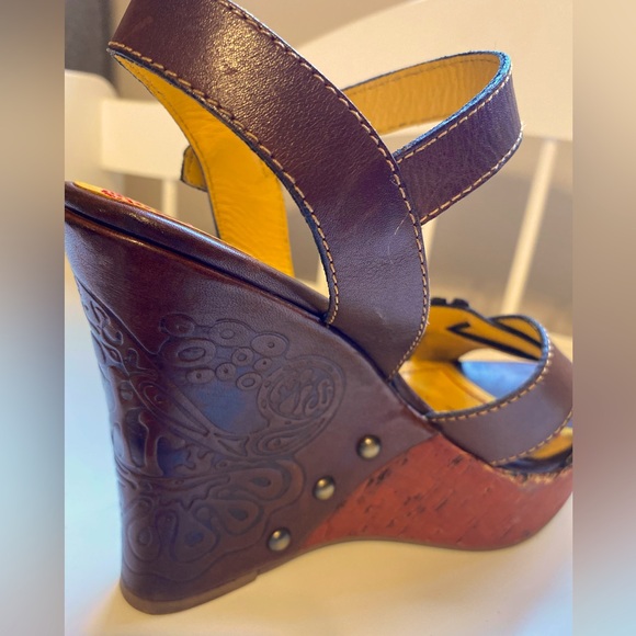 Miss Sixty 70s inspired wedge sandals - Picture 2 of 4
